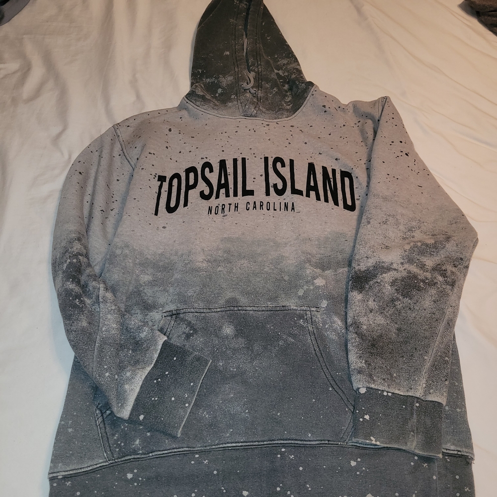 Topsail Island Gray Hoodie